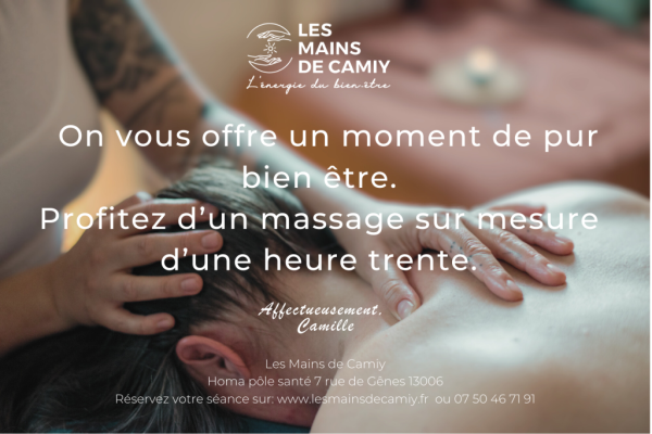 Bon cadeau massage